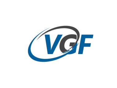 VGF harfi yaratıcı modern zarif logo tasarımı 