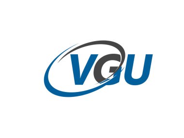 VGU harfi modern zarif logo tasarımı 