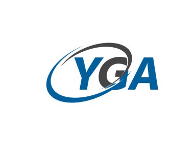 YGA harfi modern zarif logo tasarımı