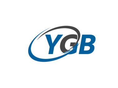 YGB harfi yaratıcı modern zarif logo tasarımı