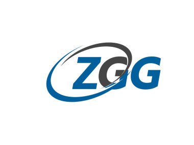 ZGG harfi yaratıcı modern zarif logo tasarımı
