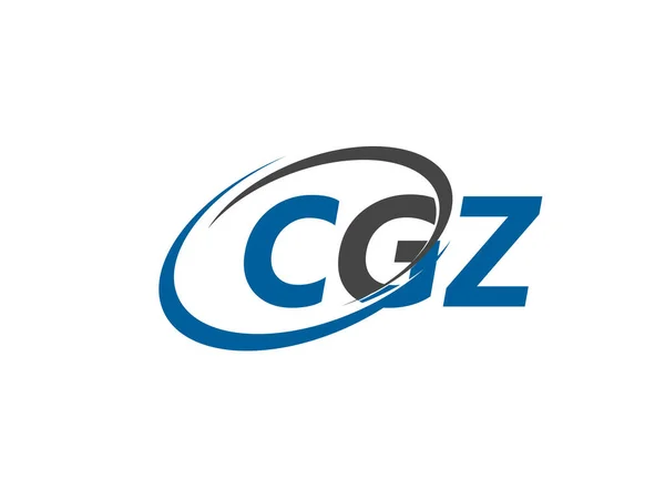Cgz Logo Design Vektorillustration — Stockvektor