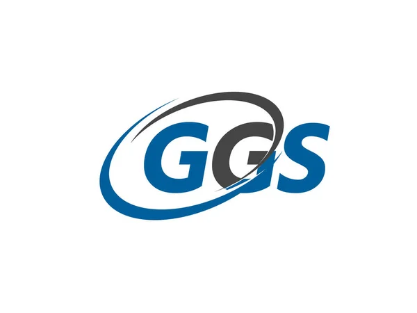 Ggs Logo Design Vektorabbildung — Stockvektor