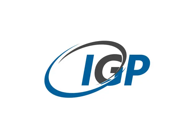 Igp Logotipo Design Ilustração Vetorial — Vetor de Stock