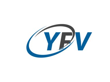 YFV harfi yaratıcı modern zarif logo tasarımı