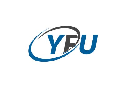 YFU harfi modern zarif logo tasarımı