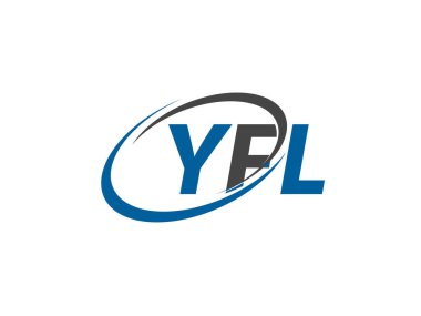 YFL harfi yaratıcı modern zarif logo tasarımı