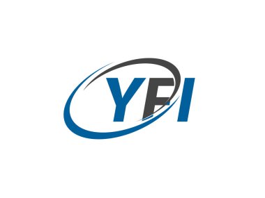 YFI harfi yaratıcı modern zarif logo tasarımı