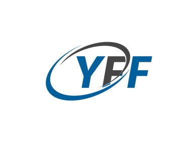 YFF mektup yaratıcı modern zarif logo tasarımı