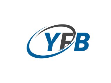 YFB harfi yaratıcı modern zarif logo tasarımı