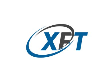 XFT harfi yaratıcı modern zarif logo tasarımı