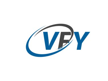 VFY harfi yaratıcı modern zarif logo tasarımı