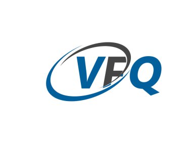 VFQ harfi yaratıcı modern zarif logo tasarımı