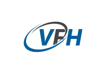 VFH harfli modern zarif logo tasarımı