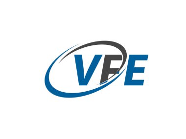 VFE mektup yaratıcı modern zarif logo tasarımı