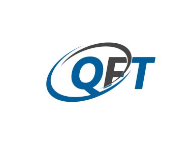 QFT harfi yaratıcı modern zarif logo tasarımı
