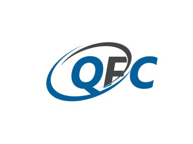QFC harfi yaratıcı modern zarif logo tasarımı
