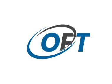 OFT yaratıcı logo tasarımı vektör çizimi