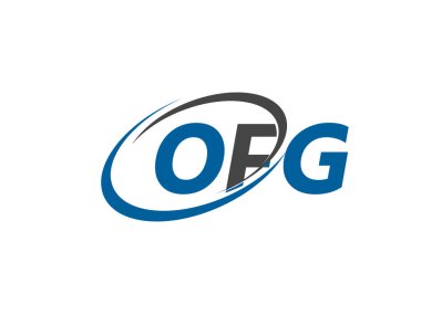 OFG yaratıcı logo tasarımı vektör çizimi