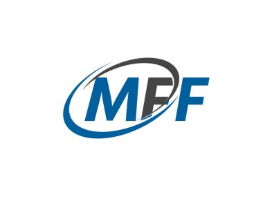 mff yaratıcı logo tasarımı vektör çizimi