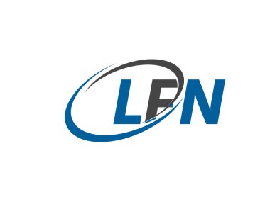 Ifn yaratıcı logo tasarımı vektör çizimi