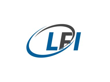 Ifi yaratıcı logo tasarımı vektör çizimi