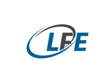 lfe yaratıcı logo tasarımı vektör çizimi