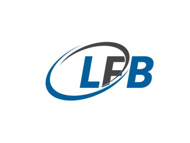lfb yaratıcı logo tasarımı vektör çizimi