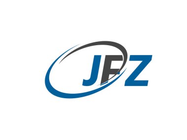 jfz yaratıcı logo tasarımı vektör çizimi
