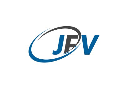 jfv yaratıcı logo tasarımı vektör çizimi