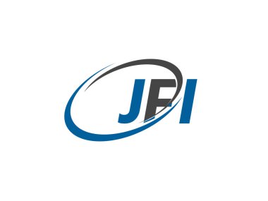 jfi yaratıcı logo tasarımı vektör çizimi