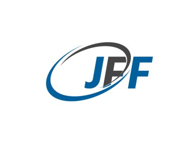 jff yaratıcı logo tasarımı vektör çizimi