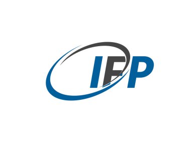 ifp yaratıcı logo tasarımı vektör çizimi