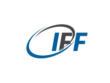 iff yaratıcı logo tasarımı vektör çizimi