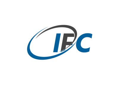 ifc yaratıcı logo tasarımı vektör çizimi