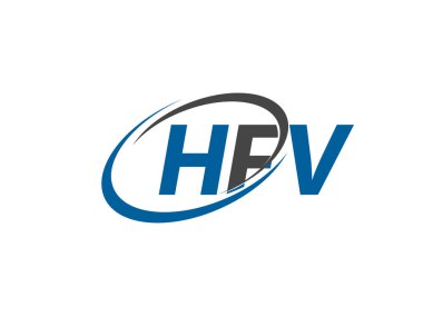 hfv yaratıcı logo tasarımı vektör çizimi