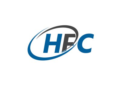 hfc yaratıcı logo tasarımı vektör çizimi