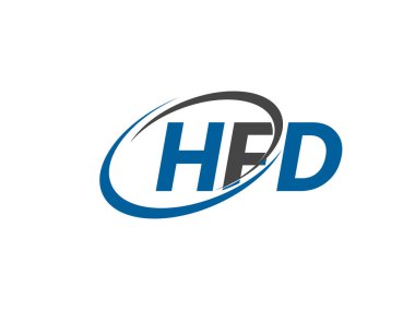 hfd yaratıcı logo tasarımı vektör çizimi