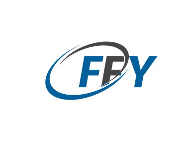 ffy kreatif logo tasarımı vektör çizimi