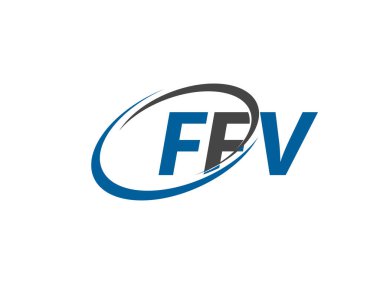 ffv yaratıcı logo tasarımı vektör çizimi