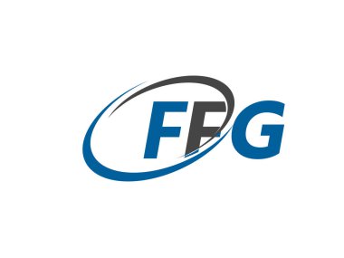 ffg yaratıcı logo tasarımı vektör çizimi