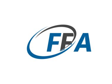 ffa yaratıcı logo tasarımı vektör çizimi