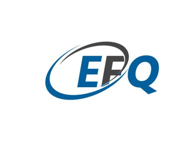 efq yaratıcı logo tasarımı vektör çizimi