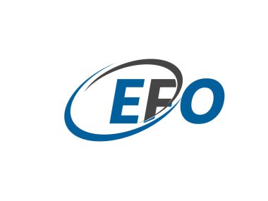 efo yaratıcı logo tasarımı vektör çizimi
