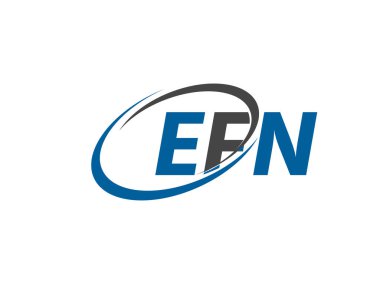 efn yaratıcı logo tasarımı vektör çizimi