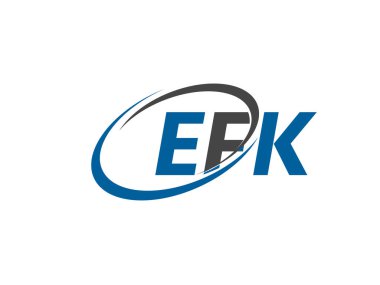 efk yaratıcı logo tasarımı vektör çizimi