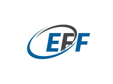 EFF mektup yaratıcı modern zarif logo tasarımı