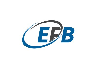 EFB harfi yaratıcı modern zarif logo tasarımı