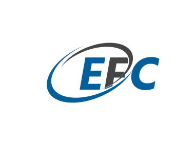 EFC harfi yaratıcı modern zarif logo tasarımı