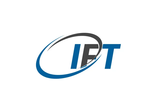 Ift Criativo Logotipo Design Vetor Ilustração — Vetor de Stock